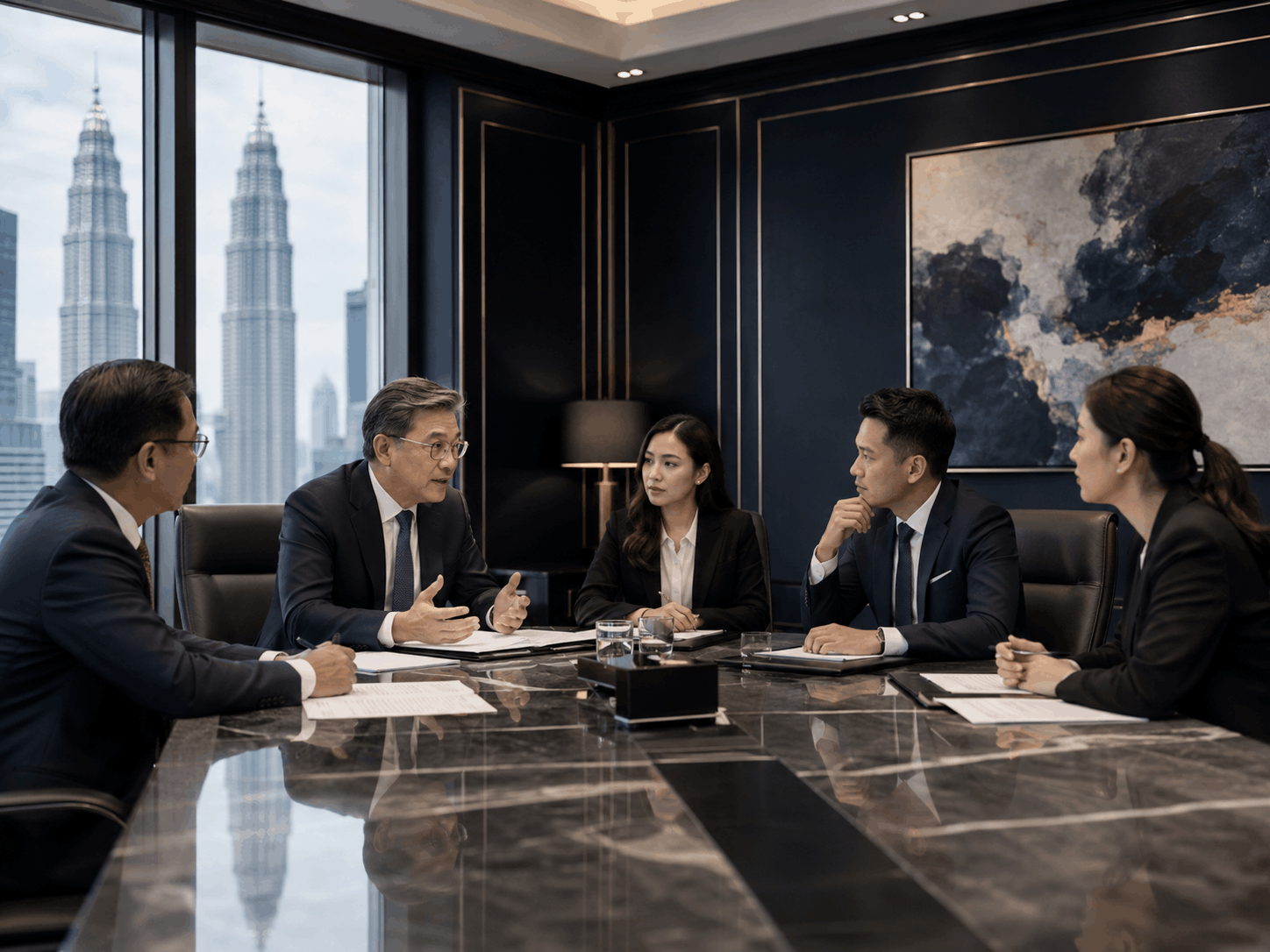 Formal legal consultation with executives in Kuala Lumpur
